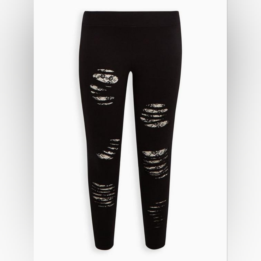 Torrid size 6 distressed leggings